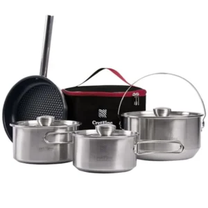 CampPro Stainless Steel Cookware Set