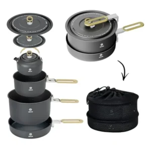 Lightweight Camping Pots and Pans Set