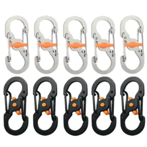 5/10 PCS Mini S-Type Locking Carabiner