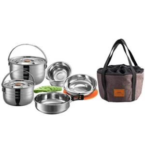 Camping Cookware Set Stainless Steel